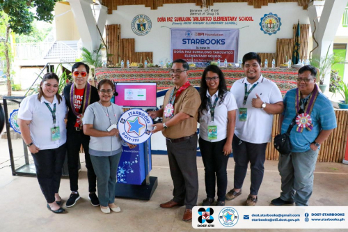 2023-04-18 DOST IV-A Doña Paz Sumulong Tanjuatco Elementary School in Tanay, Rizal receives one STARBOOKS-ready computer unit.