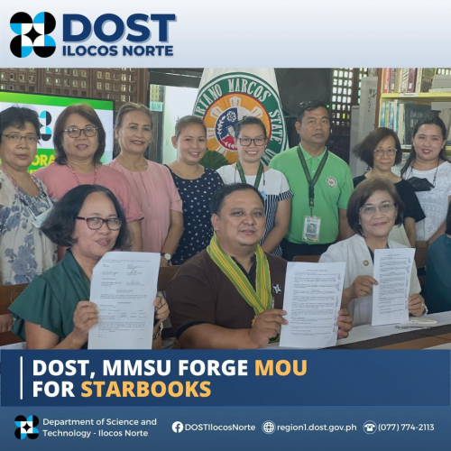 2022-05-17 DOST-I DOST, MMSU FORGE MOU FOR STARBOOKS