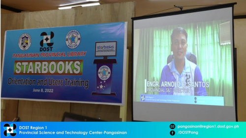 2022-06-08 DOST-I LOOK Orientation and Users Training on STARBOOKS in Pangasinan Provincial Library
