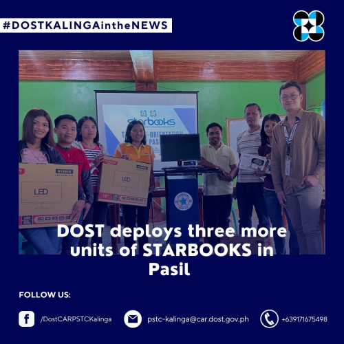 2023-03-08 DOST-CAR deploys three more units of STARBOOKS in Pasil